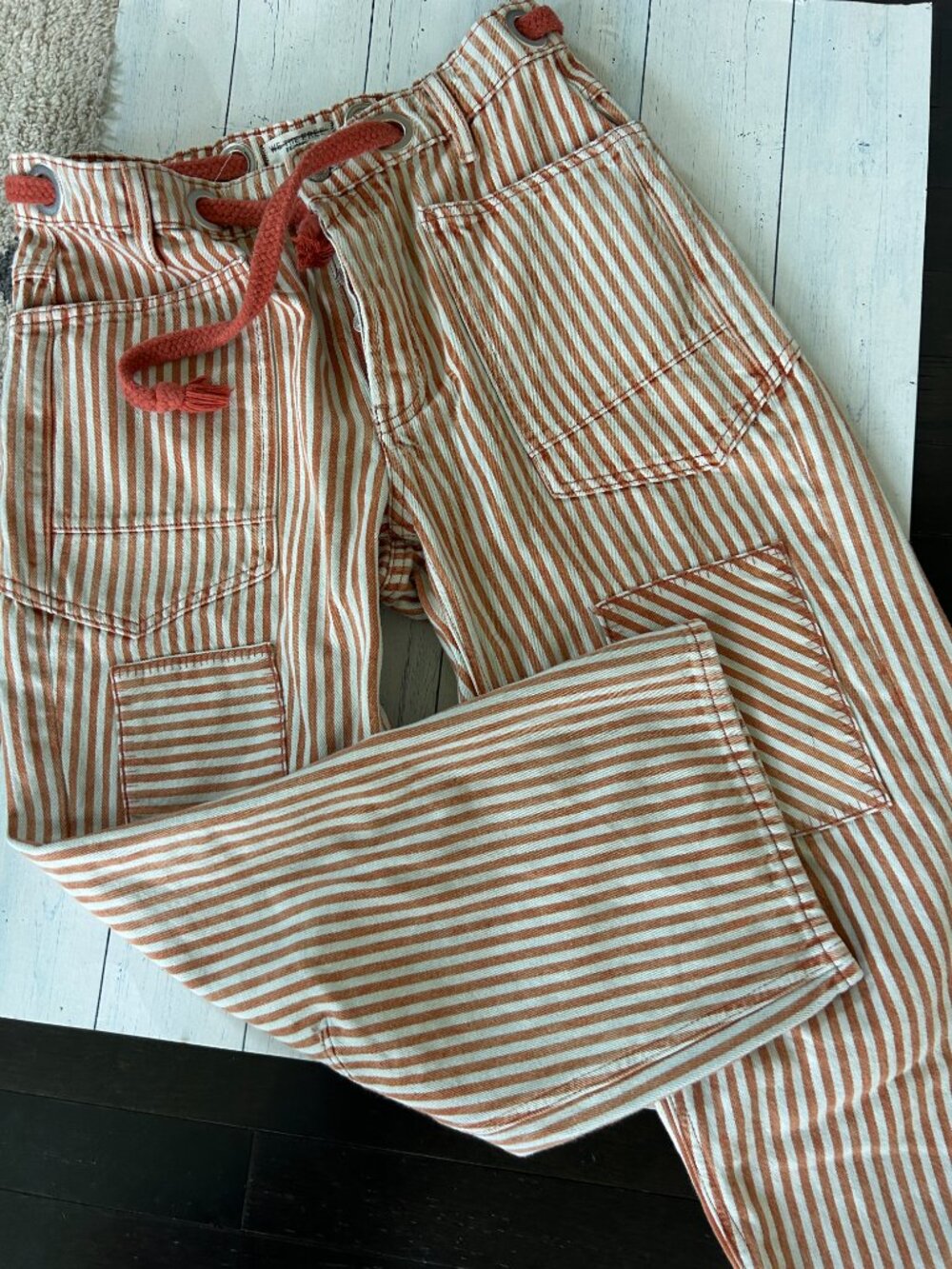 WE THE FREE moxie railroad barrel jeans 27 28 citrus - Picture 5 of 6